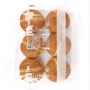 [삼립]4.5인치 햄버거 빅번스빵(1봉:6개)/빅버거빵/햄버거빵